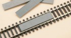 48603 Auhagen 10 Track crossing concrete plates